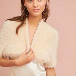 BEKUH EYELASH SHRUG SWEATER